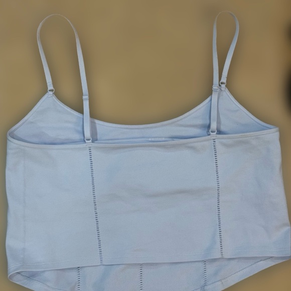 Aerie Super Chill Large Light Blue Corset Cami Stretchy - Picture 4 of 5